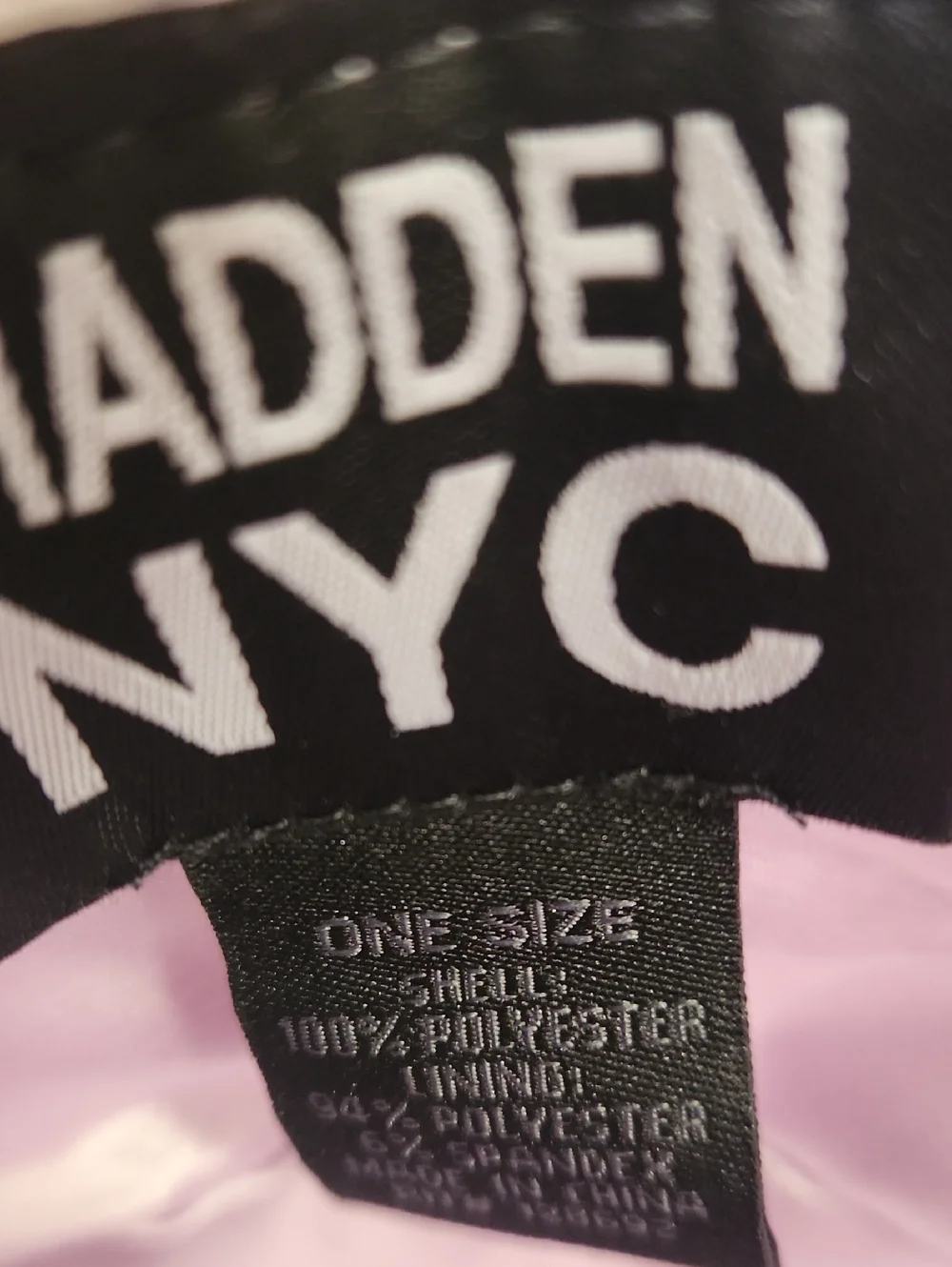 Madden NYC Light Lavendee Studded Bucket Hat. NWT. Size OS